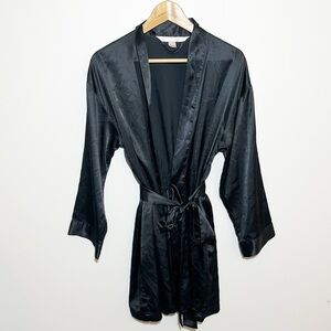 Victoria’s Secret Black Robe One Size Excellent Condition